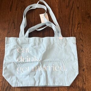 Bridal Canvas Tote Bag